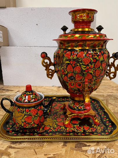 Самовар Хохлома