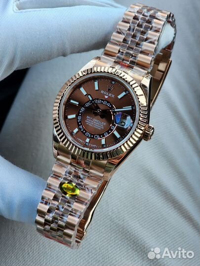 Часы Rolex Sky-dweller 42mm brown dial 336935