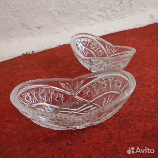 Ваза хрустальная