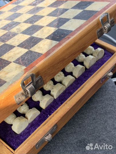 Шахматы резные оникс