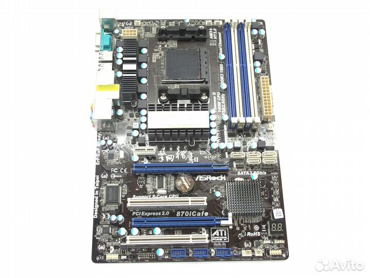 Материнская плата S-AM3+ ASRock 870iCafe
