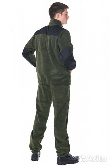 Костюм флис Серый разм.60-62 рост 176-182