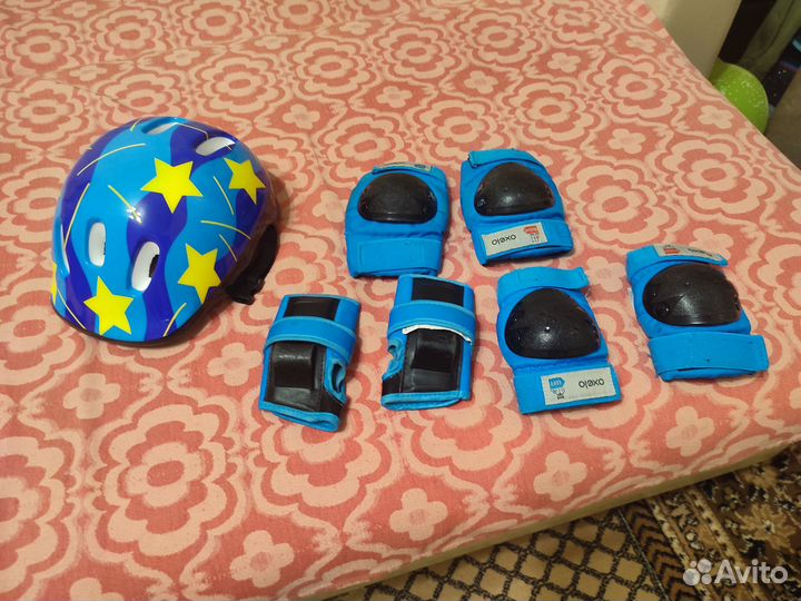 Ролики детские защита и шлем