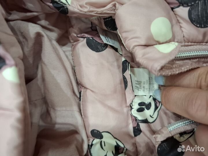 Куртка для девочки с мики