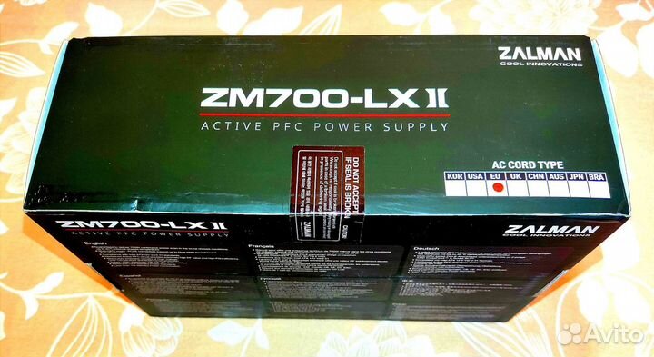 Блок питания zalman ZM700-lxii новый