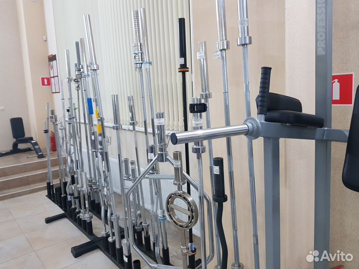 Гриф для приседаний (Хэтфильда) олимпийский Protra