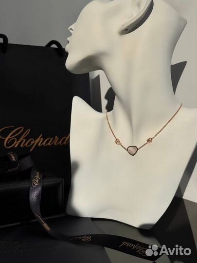 Золотая подвеска Chopard