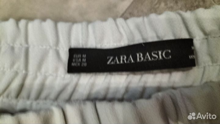 Брюки летние белые zara