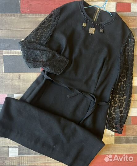 Платье винтаж 60-е гг СССР шерсть