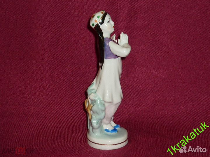 Девочка юная узбечка дулево 1957г Малышева