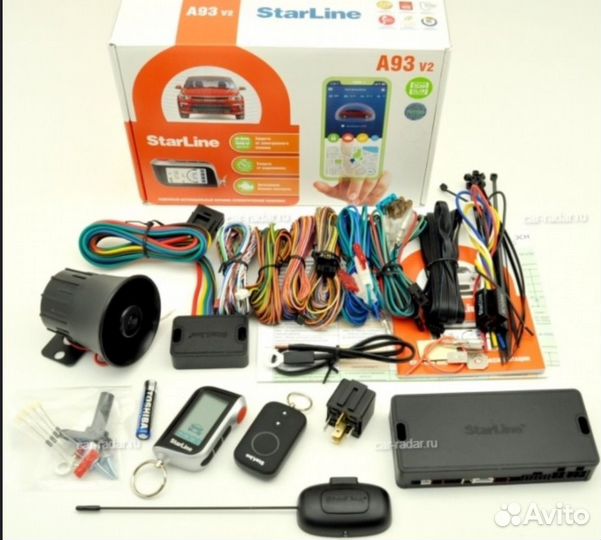 Сигнализация с автозапуском starline а93