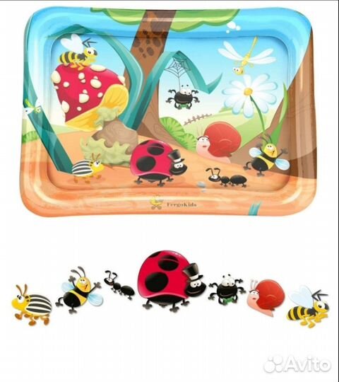 Развивающий водный коврик