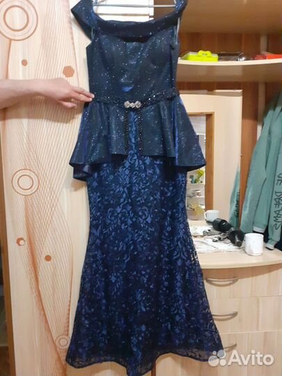 Вечернее платье 46 48 размера в пол
