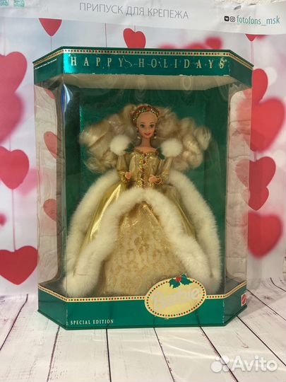 Кукла барби 90 х в коробке Happy Holiday
