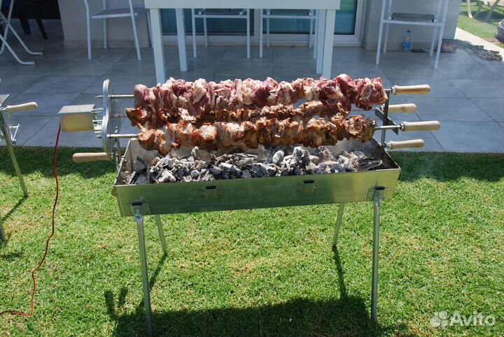 Мангал с электроприводом
