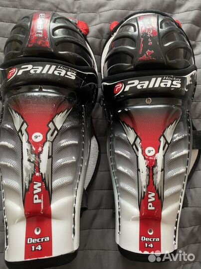 Щитки хоккейные размер 14 (подростковый)