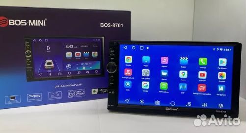 Магнитола Android 7 дюймов bos mini 8701 8702 PRO