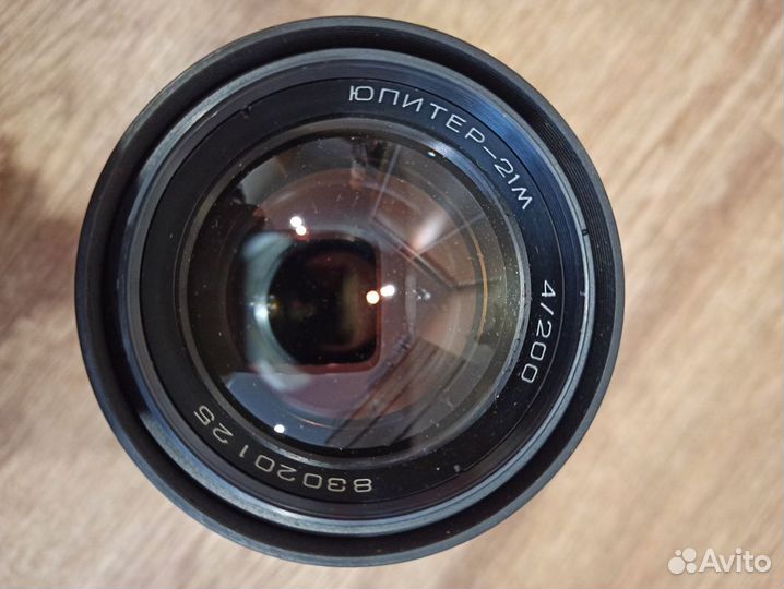 Объектив Юпитер 21м + переходник для Canon