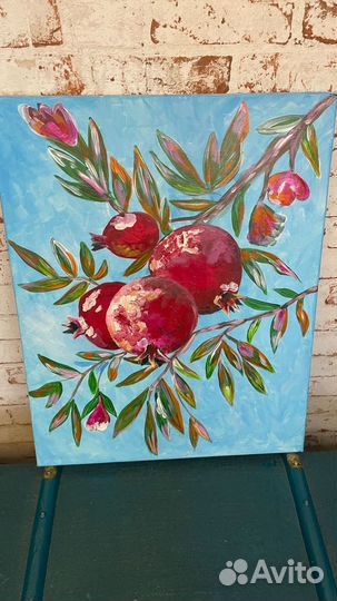 Картина акрилом на холсте