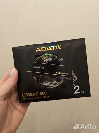 SSD накопитель adata legend 960 2tb