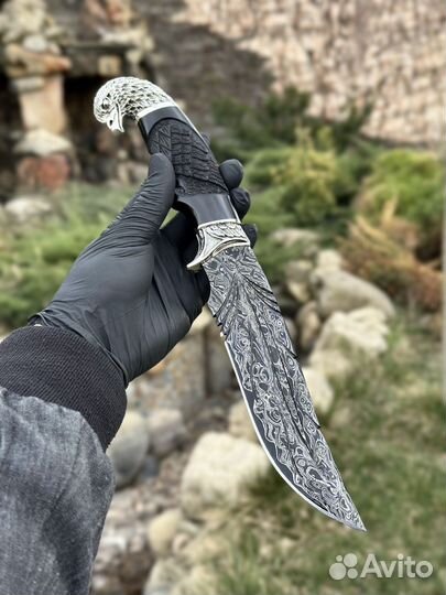 Нож из дамаска Орлан