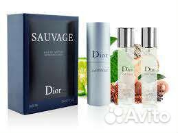 Набор Dior Sauvage 3 шт по 20 мл
