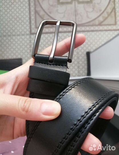 Ремень кожаный в подарочной упаковке новый