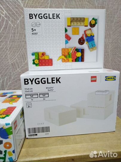 Контейнеры IKEA Bygglek +набор Lego 40357
