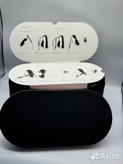 Стайлер dyson long бежевый (розовое золото)