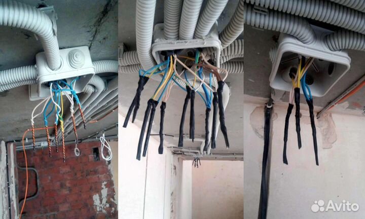 Электрик, Электромонтаж, Услуги муж на час