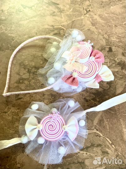 Ободок карамелька