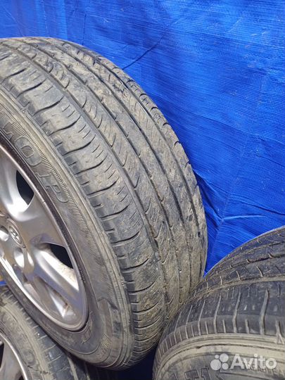 Диски литые r15 5114 с резиной dunlop