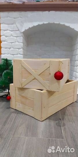 Ящик деревянный декоративный для хранения