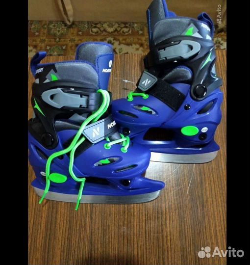 Б.у один раз детские коньки