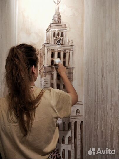 Картины на заказ, роспись стен