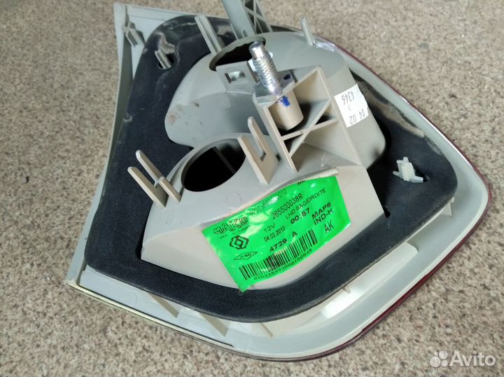 Фонарь задний правый Рено Флюенс 2012 год