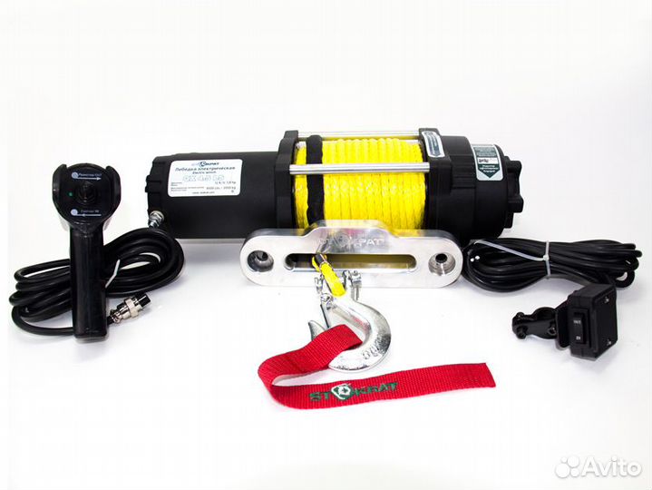 Лебедка Стократ QX 4.5 SL с синтетическим тросом