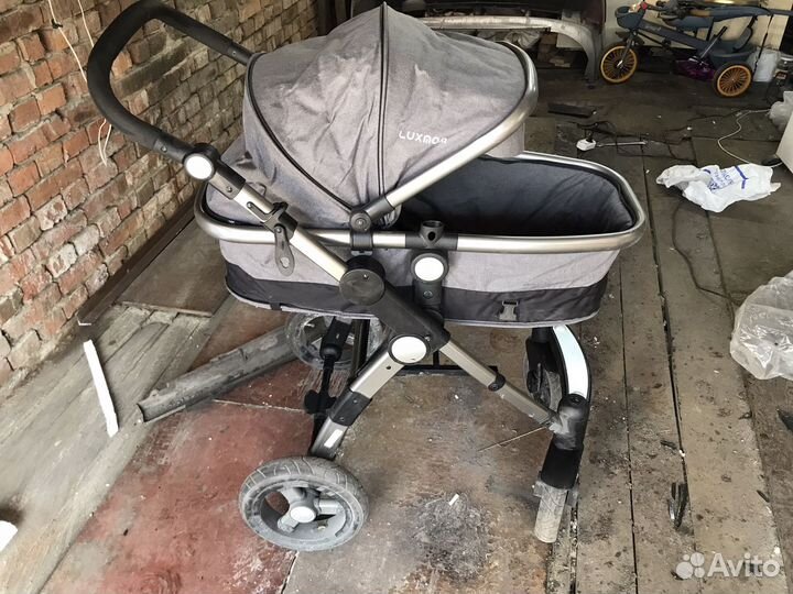 Прогулочная коляска бу 2в1 luxmom