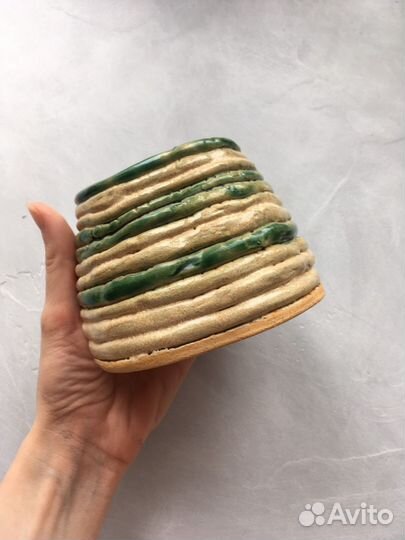 Горшок ваза керамика ручная работа