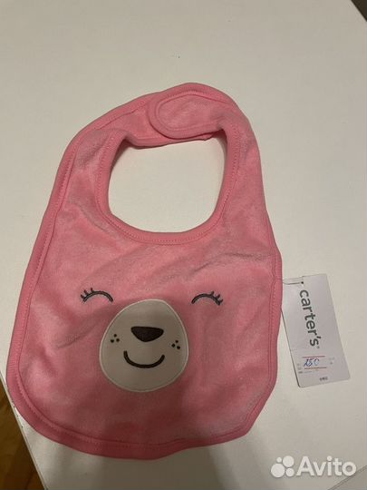 Шапочка и слюнявчик carter’s