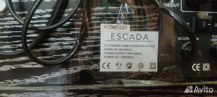 Активная акустическая система escada