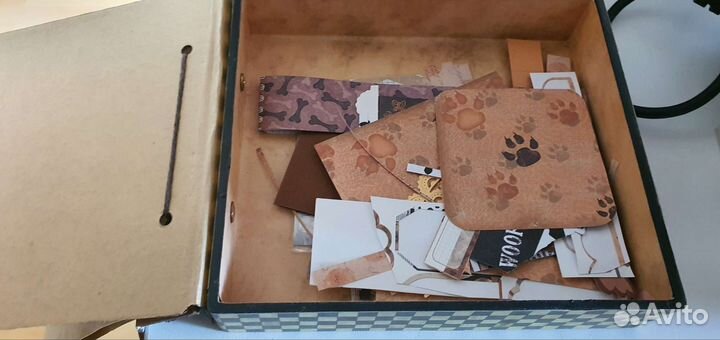 Фотоальбом с коробкой для хранения памятных вещей