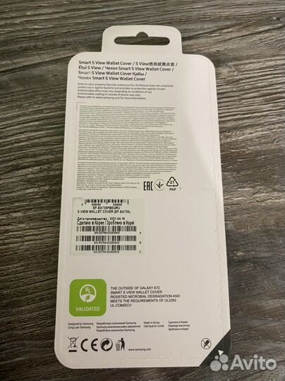 Оригинальный чехол для samsung galaxy a72