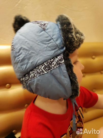 Шапка ушанка детская