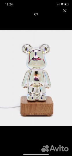Ночник мишка сияющий Bearbrick