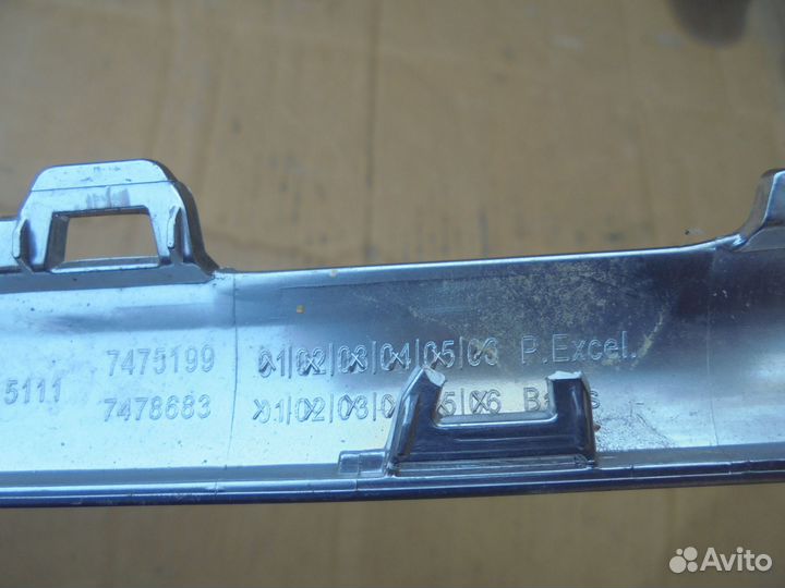 Молдинг переднего бампера BMW 7 G11