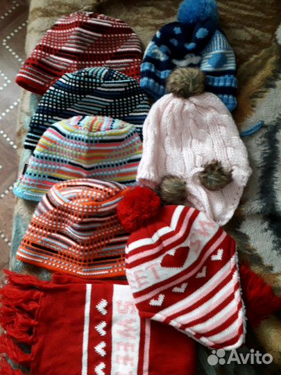 Шапки трикотажные и меховые