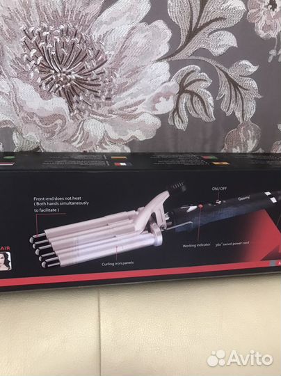 Плойка для волос пятиволновая