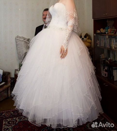 Свадебное платье 48-50 размер