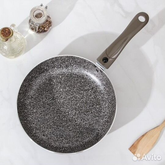 Сковорода Onyx, d24 см, съёмная ручка, стеклянная